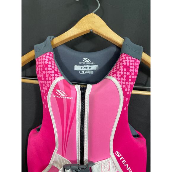 Pink Stearns Youth Hydroprene Vest - Picture 3 of 6